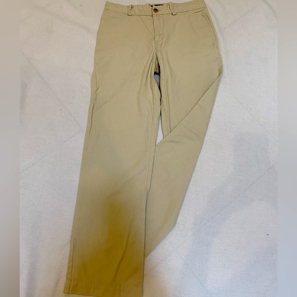 Polo Ralph Lauren Teen Boys Khaki Pants 14 Classic Flat Front Preppy Dress Grad - Picture 1 of 10